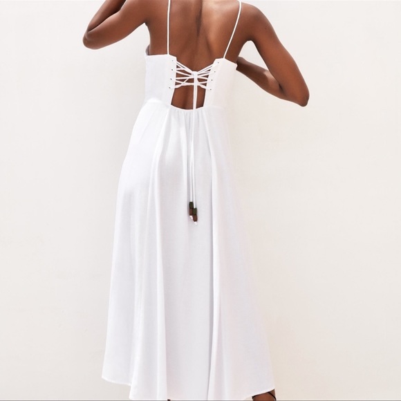 ZARA SWEETHEART NECKLINE DRESS - Picture 10 of 16